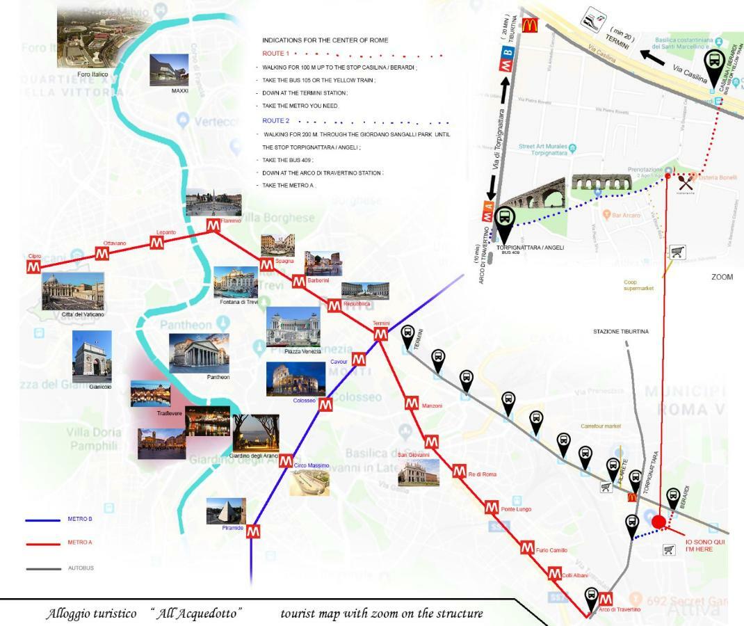 شقة Alloggio Turistico All'Acquedotto روما المظهر الخارجي الصورة